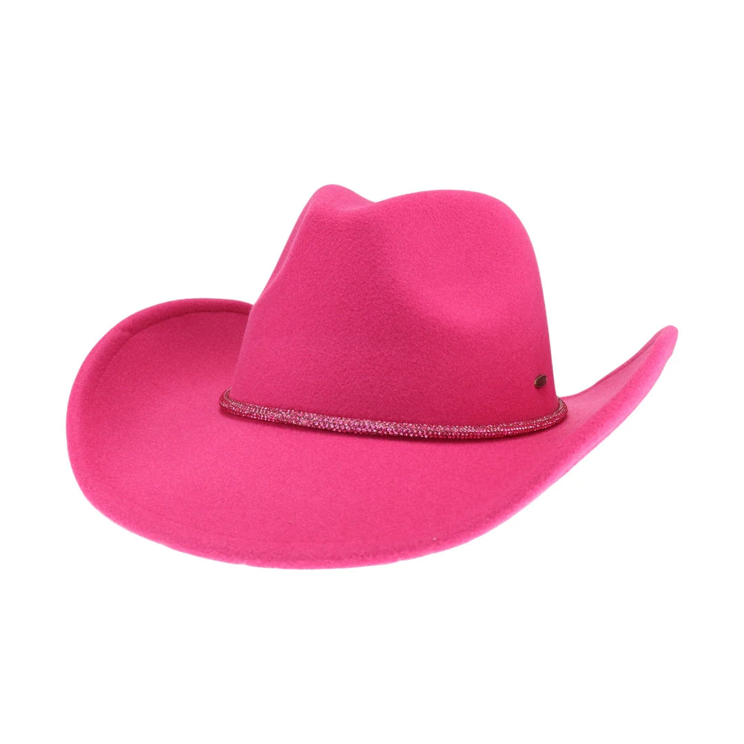 Reno Vegan Fabric C.C Cowboy Hat