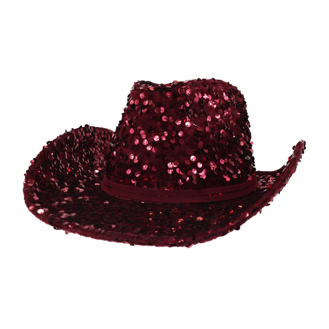 NashVegas Sequin C.C Cowboy Hat