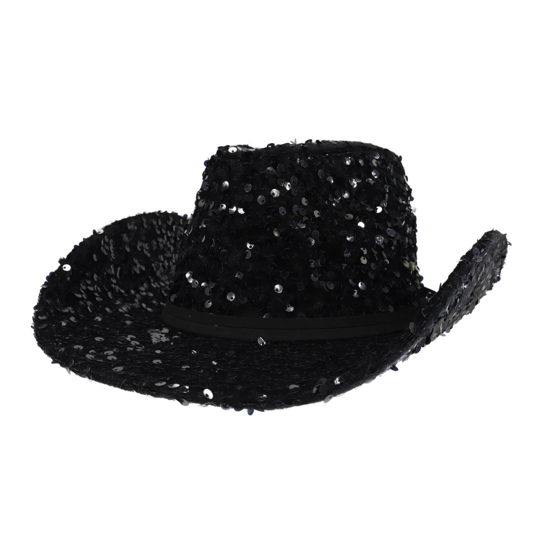 NashVegas Sequin C.C Cowboy Hat