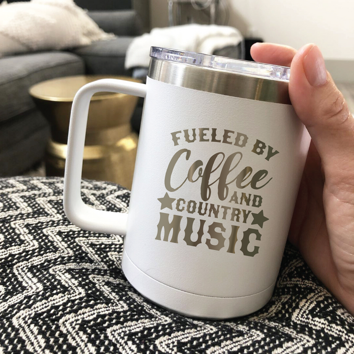 Fueled By Coffee And Coffee Music Coffee Mug