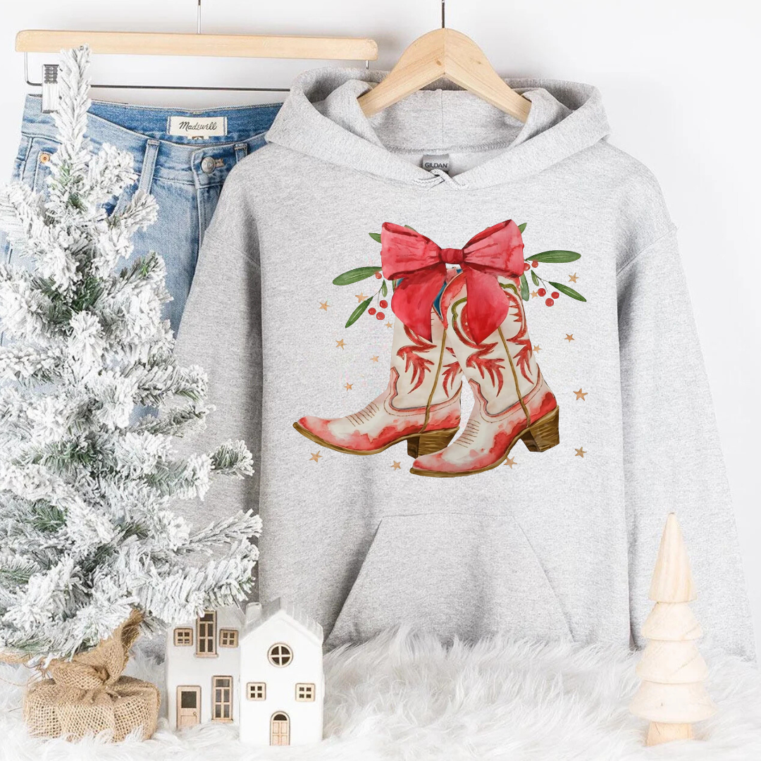 Christmas Boots Sweatshirts