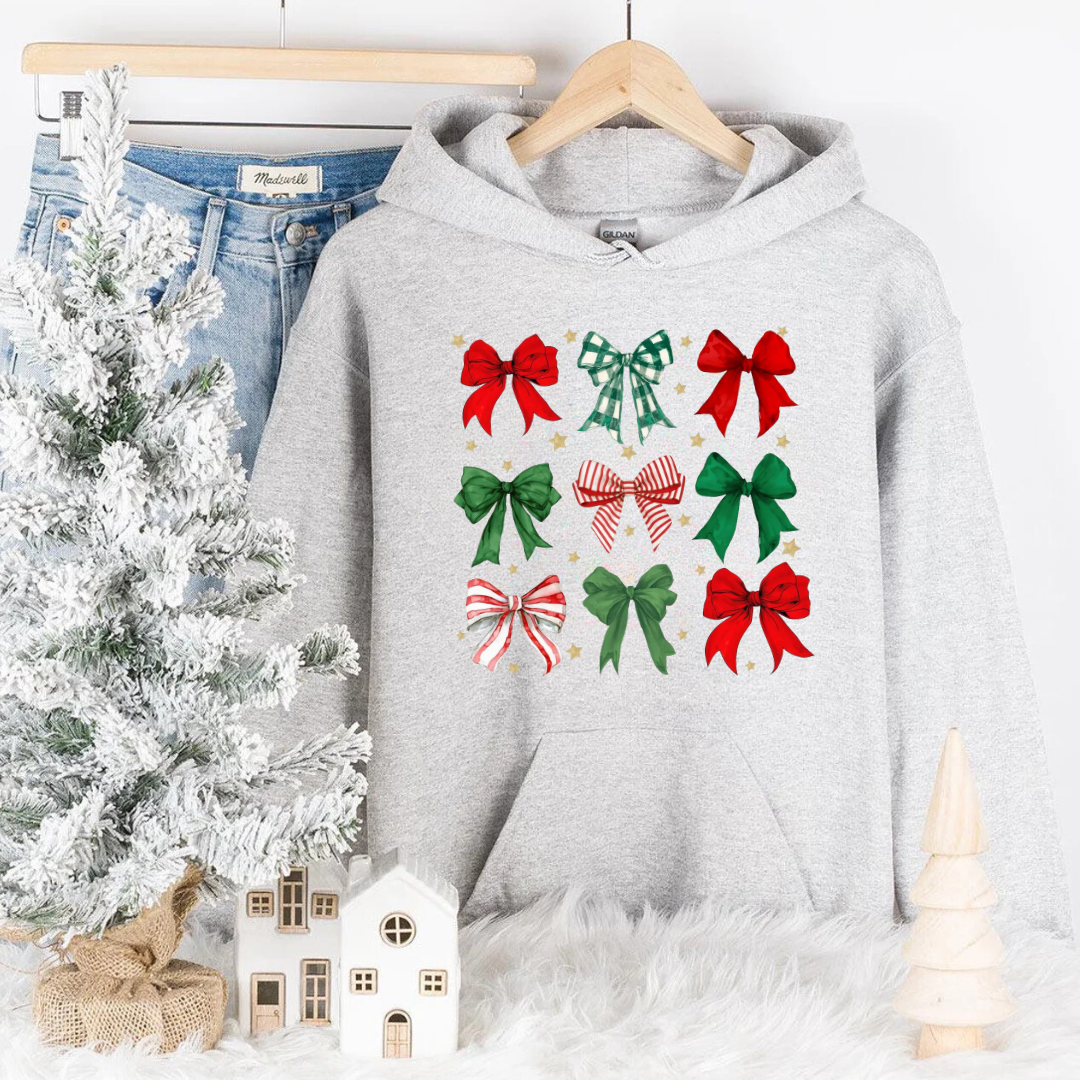 Christmas Bows Sweatshirts