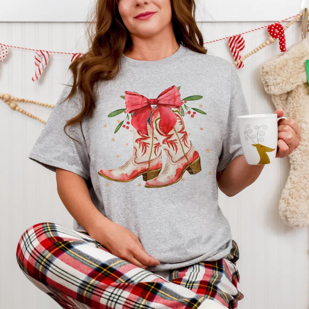 Christmas Boots Tees