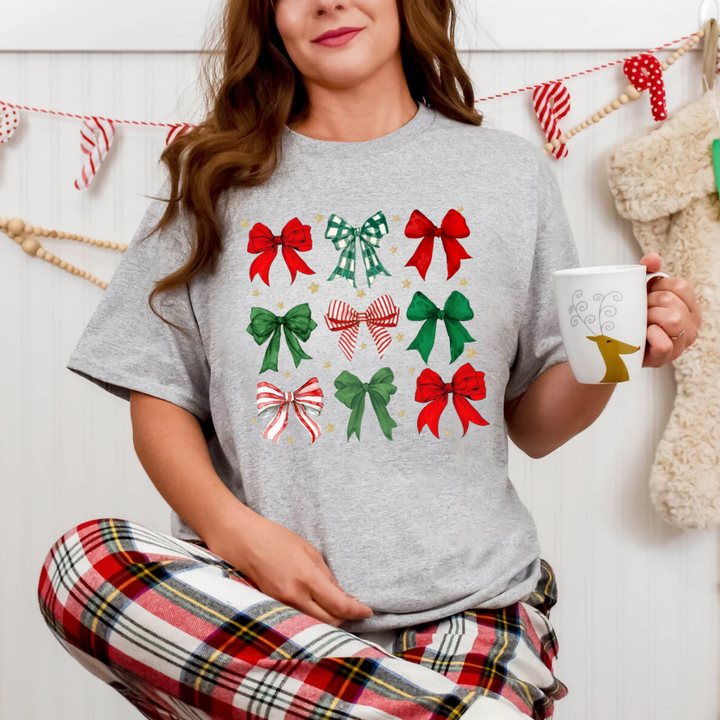 Christmas Bows Tees