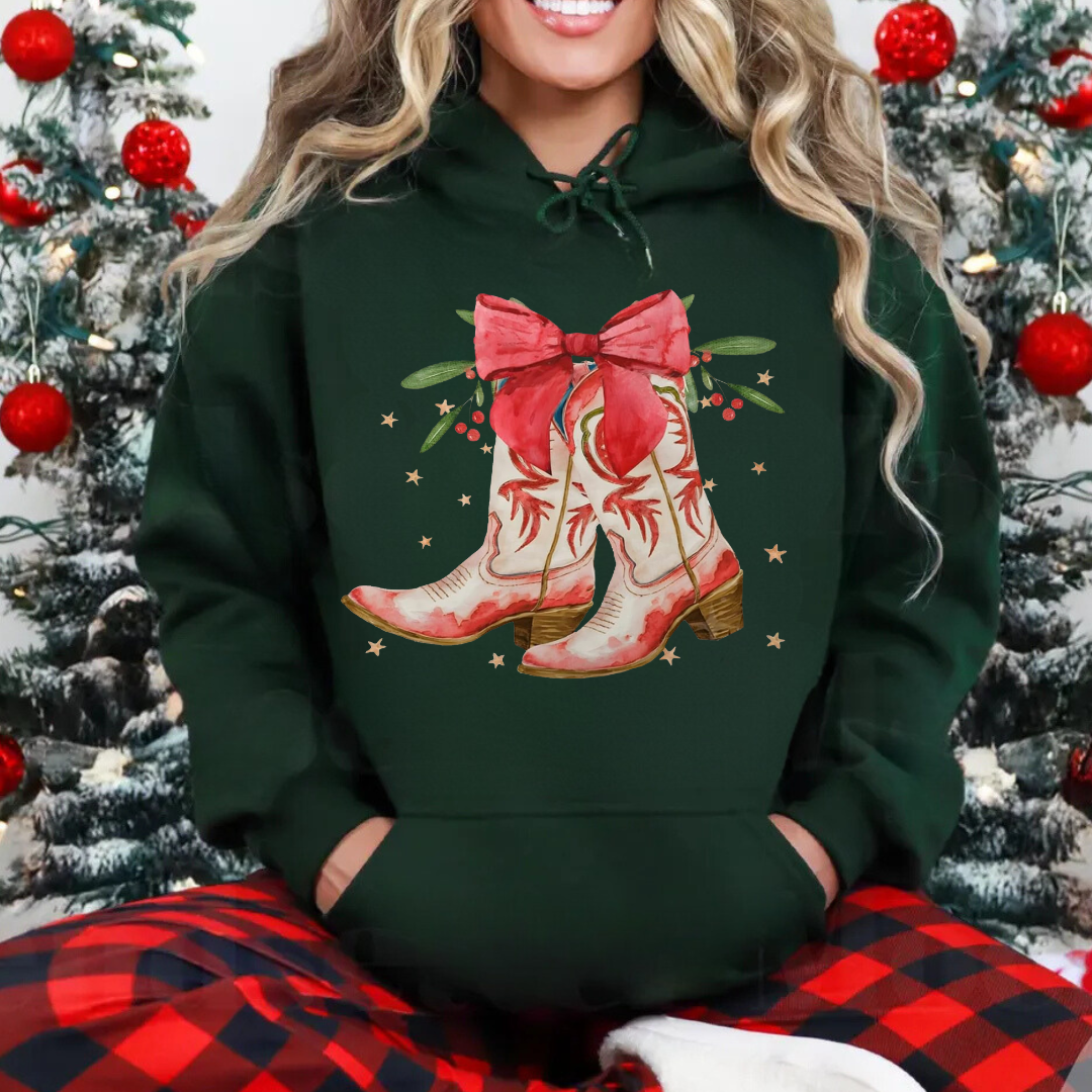 Christmas Boots Sweatshirts