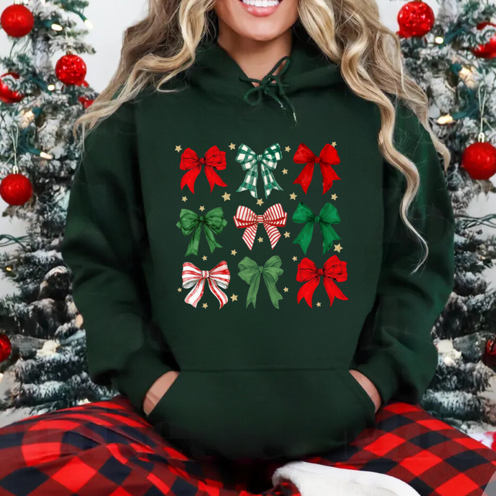 Christmas Bows Sweatshirts