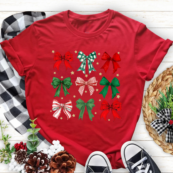 Christmas Bows Tees