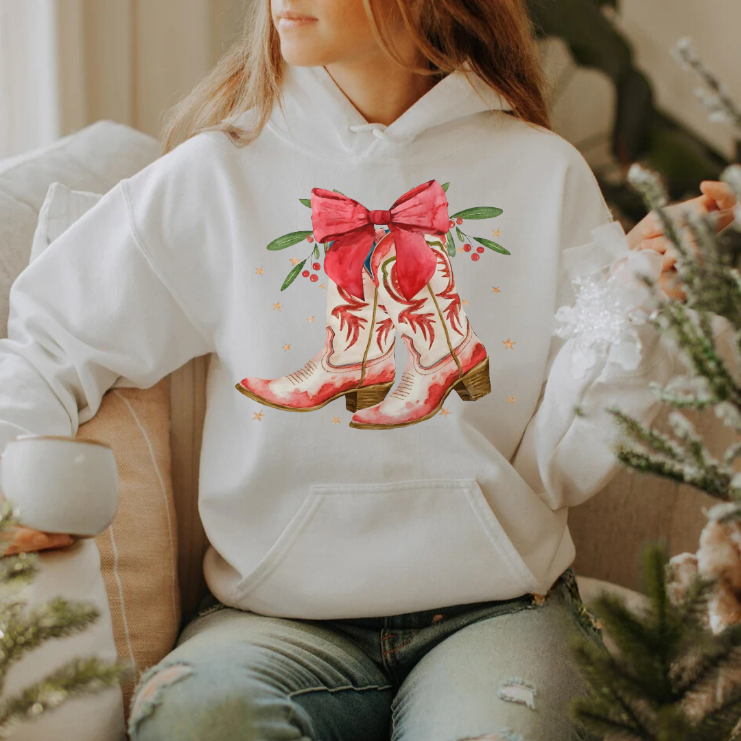 Christmas Boots Sweatshirts