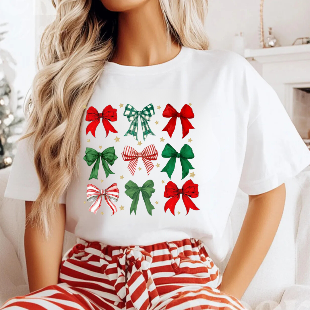 Christmas Bows Tees