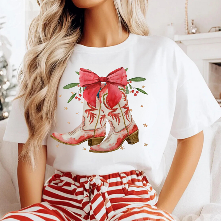 Christmas Boots Tees