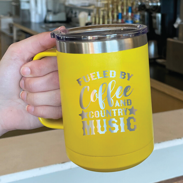 Fueled By Coffee And Coffee Music Coffee Mug