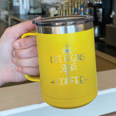 Coming Soon |  Life Begins After Coffee Coffee Mug