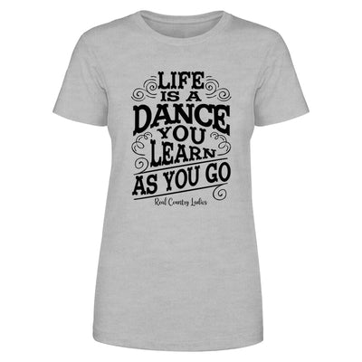 Blowout |  Life Is A Dance Black Print Front Apparel