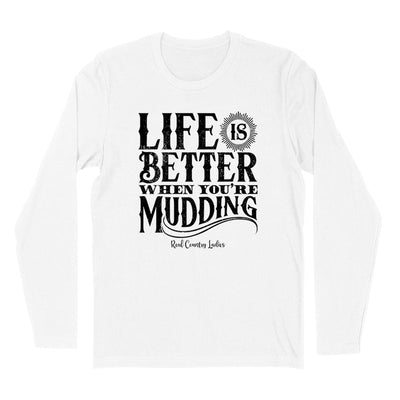 Blowout | Life Is Better When You're Mudding Black Print Hoodies & Long Sleeves