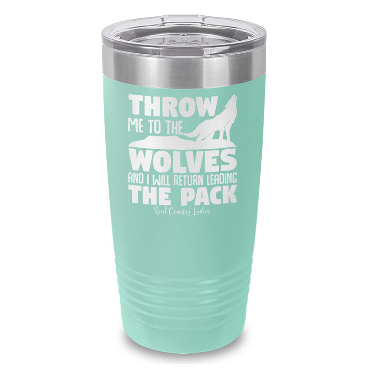 Black Friday | Throw Me To The Wolves Laser Etched Tumbler