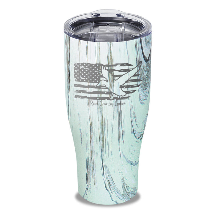 Black Friday | Duck USA Flag Laser Etched Tumbler