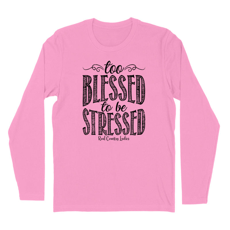 Blowout | Too Blessed Black Print Hoodies & Long Sleeves