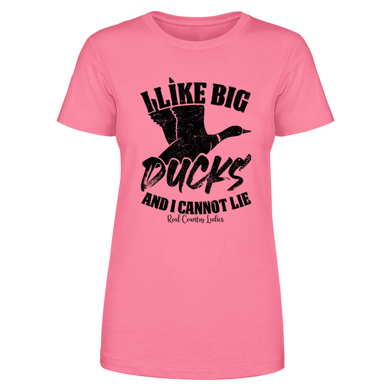 Blowout |  I Like Big Ducks Black Print Front Apparel