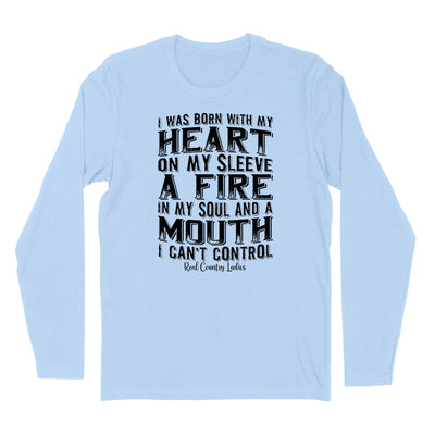 Blowout | A Mouth I Can't Control Black Print Hoodies & Long Sleeves