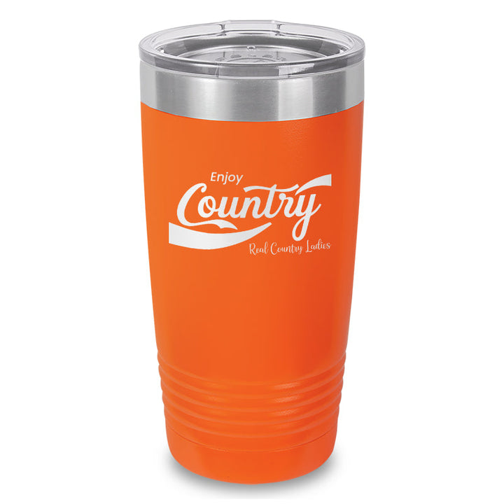 Black Friday | Enjoy Country Laser Etched Tumbler