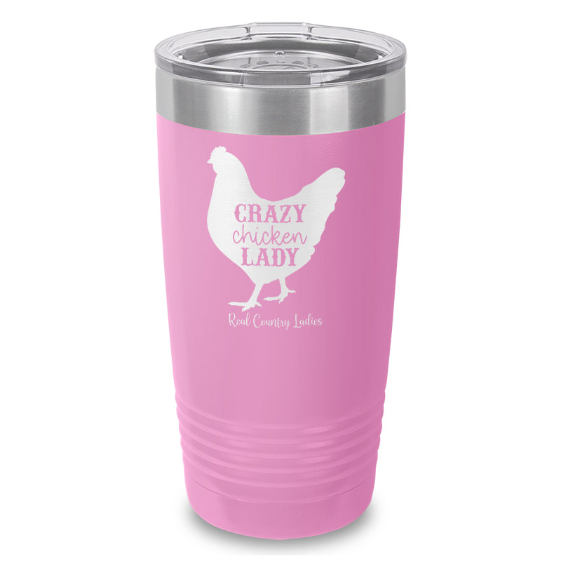 Black Friday | Crazy Chicken Lady Laser Etched Tumbler