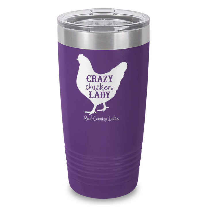 Black Friday | Crazy Chicken Lady Laser Etched Tumbler