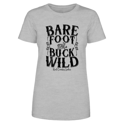 Blowout |  Bare Foot And Buck Wild Black Print Front Apparel