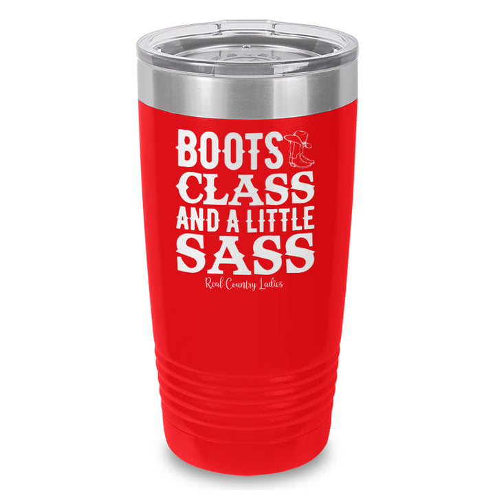 Black Friday | Boots Class Sass Laser Etched Tumbler