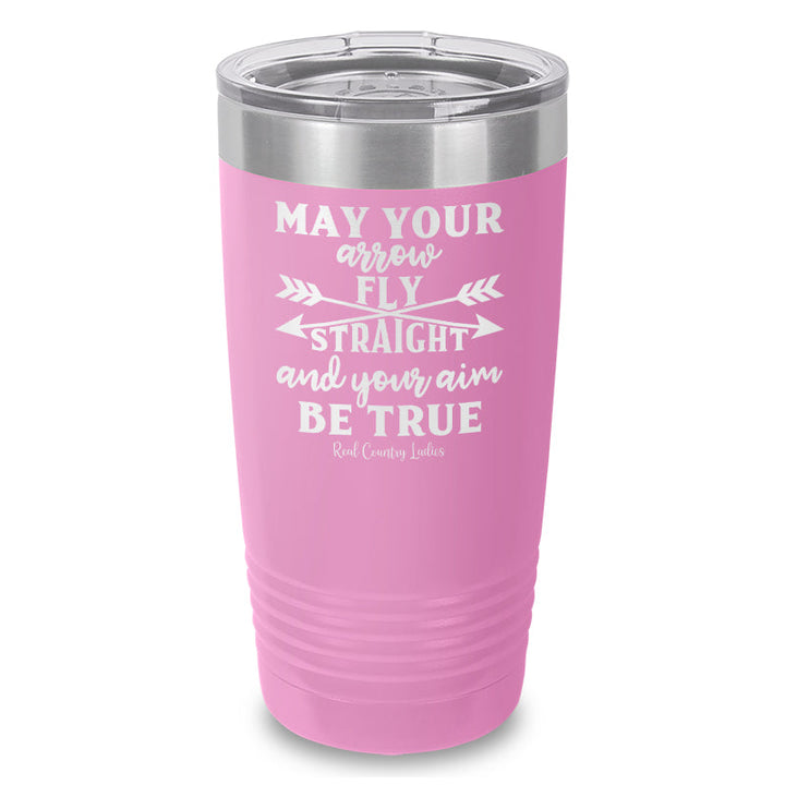 Black Friday | May Your Arrow Fly Straight Laser Etched Tumbler