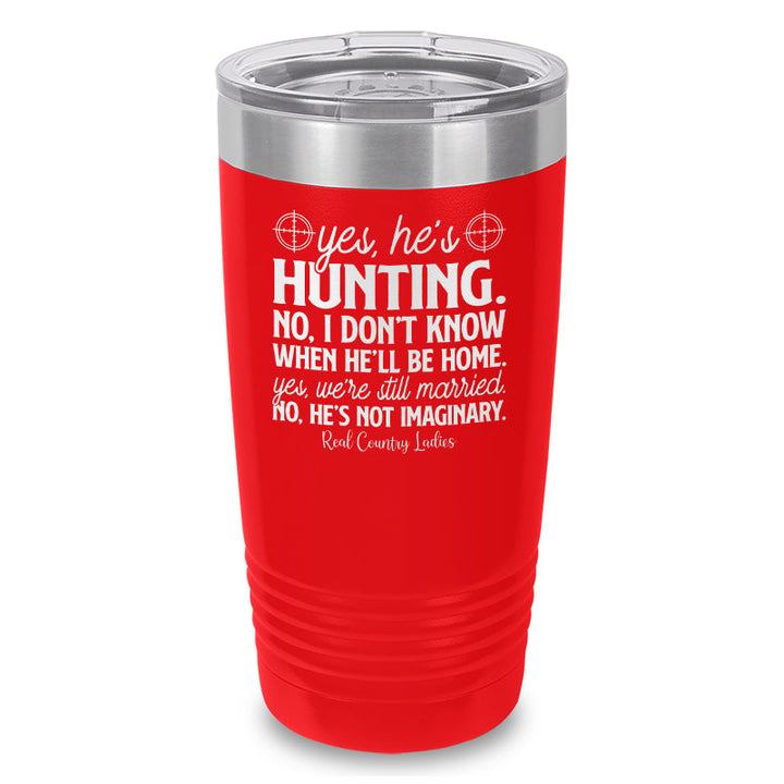 Black Friday | Yes He's Hunting Laser Etched Tumbler