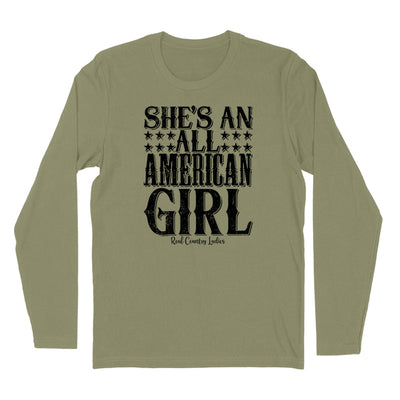 Blowout | All American Girl Black Print Hoodies & Long Sleeves