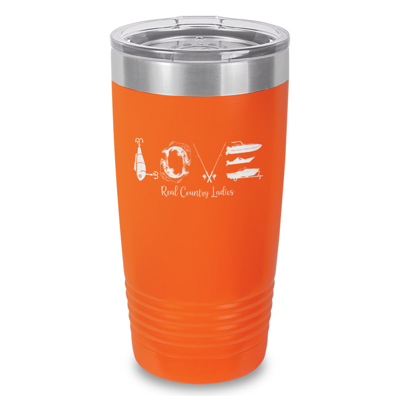 Black Friday | Fishing Love Laser Etched Tumbler