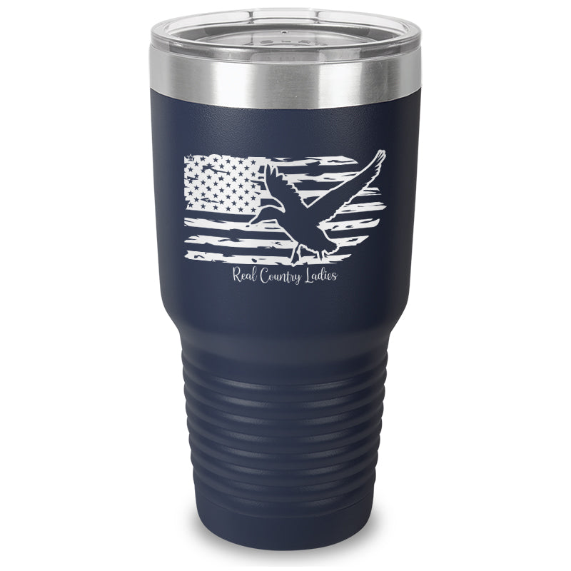 Black Friday | Duck USA Flag Laser Etched Tumbler