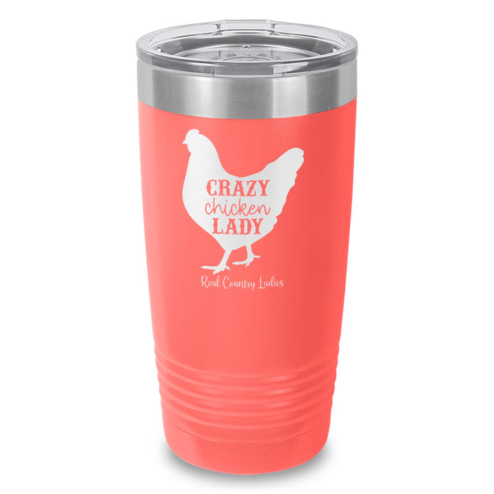 Black Friday | Crazy Chicken Lady Laser Etched Tumbler