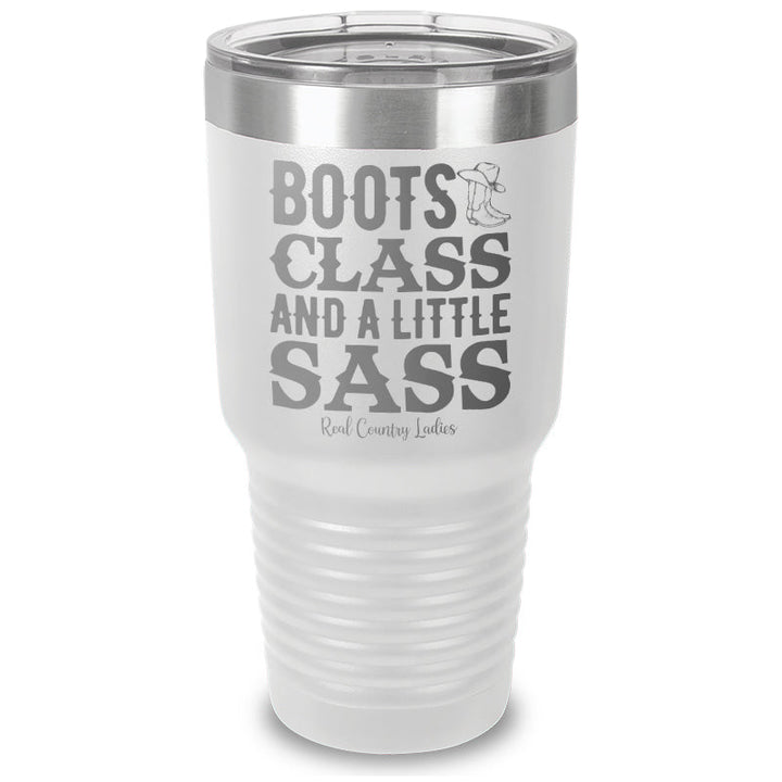 Black Friday | Boots Class Sass Laser Etched Tumbler