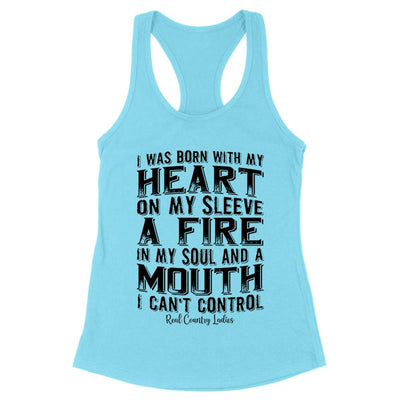 Blowout |  A Mouth I Can't Control Black Print Front Apparel