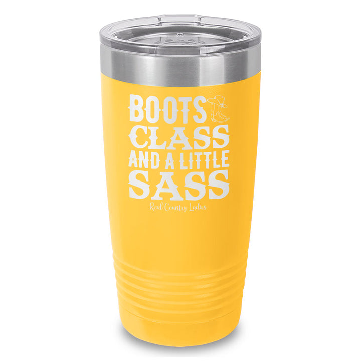 Black Friday | Boots Class Sass Laser Etched Tumbler