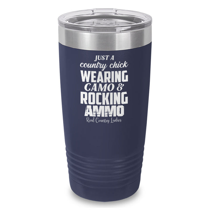 Black Friday | Wearing Camo Rocking Ammo Laser Etched Tumbler