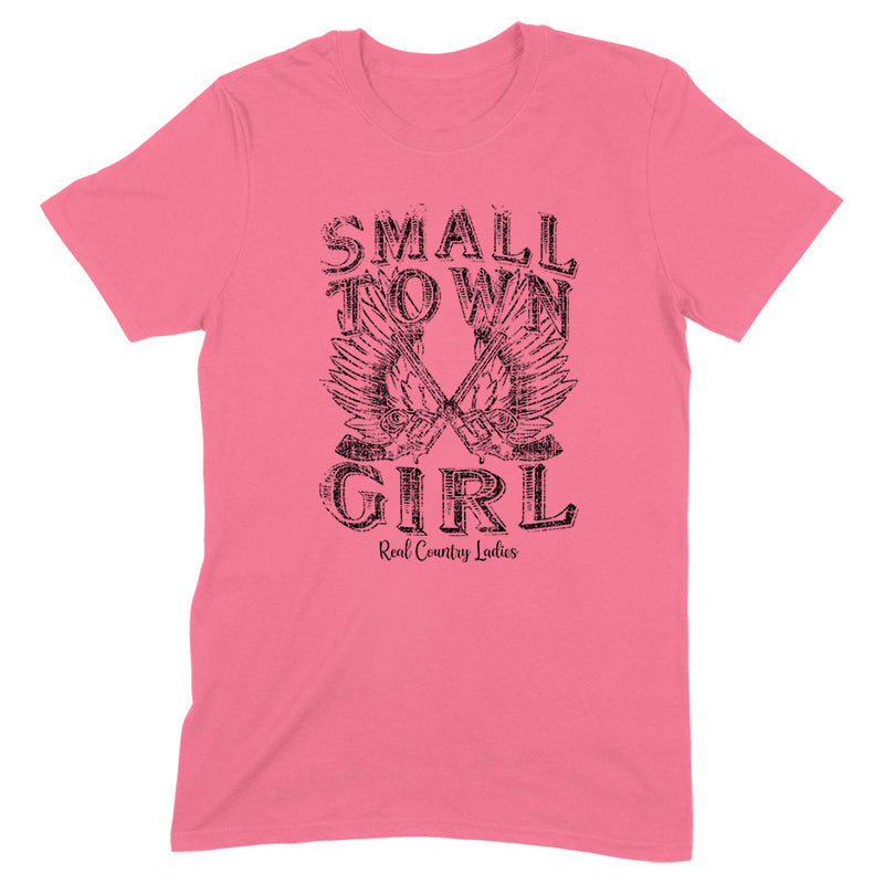 Blowout |  Small Town Girl Black Print Front Apparel