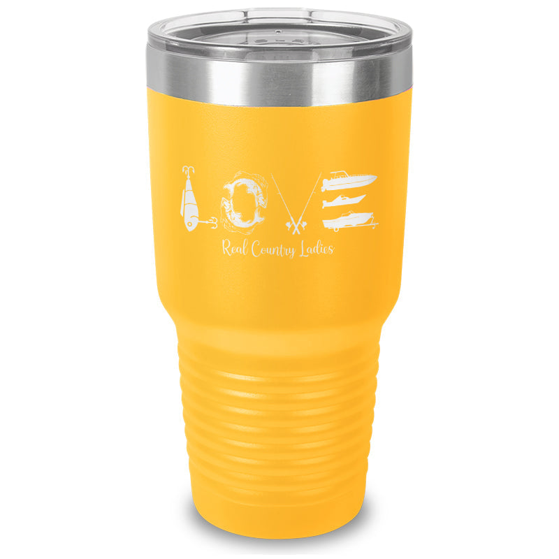 Black Friday | Fishing Love Laser Etched Tumbler