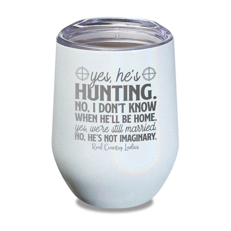 Black Friday | Yes He's Hunting Laser Etched Tumbler