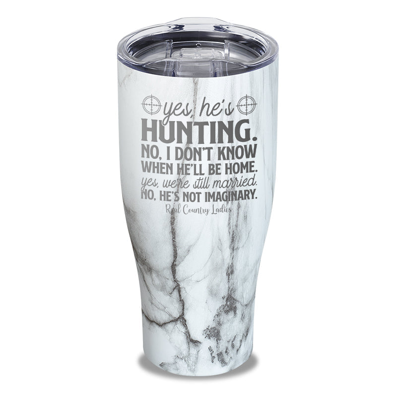 Black Friday | Yes He's Hunting Laser Etched Tumbler