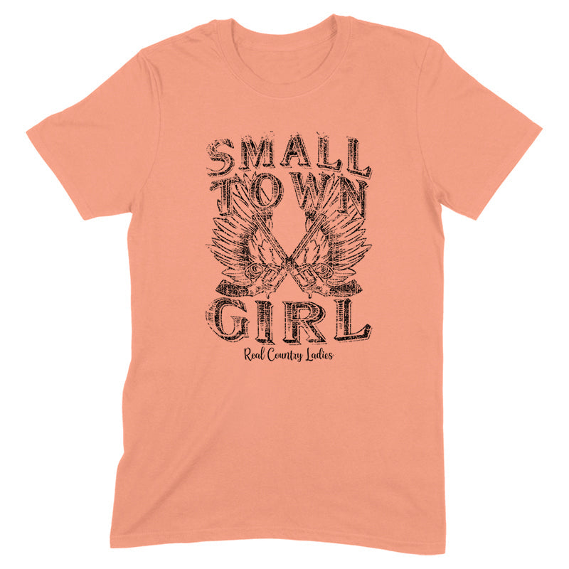 Blowout |  Small Town Girl Black Print Front Apparel