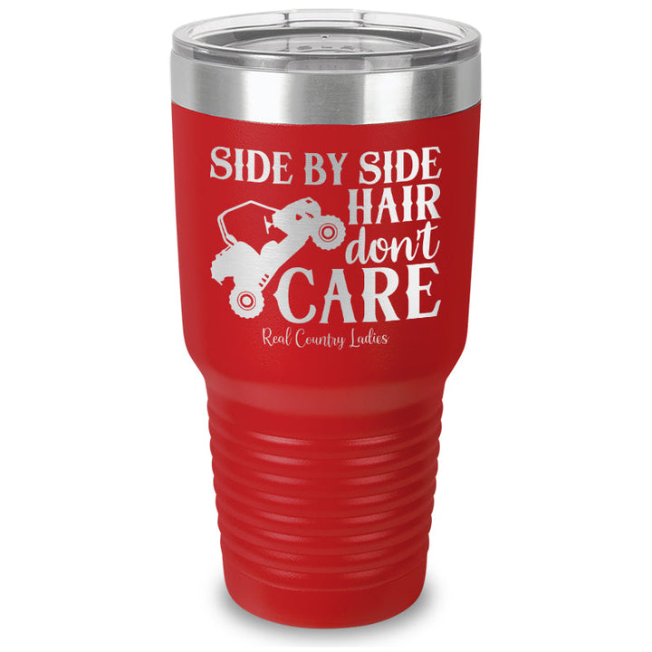 Black Friday | Side By Side Hair Don't Care Laser Etched Tumbler