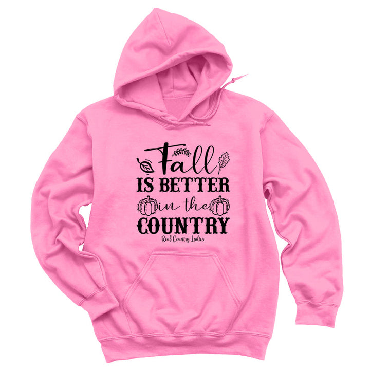 Black Friday | Fall Is Better In The Country Black Print Hoodies & Long Sleeves