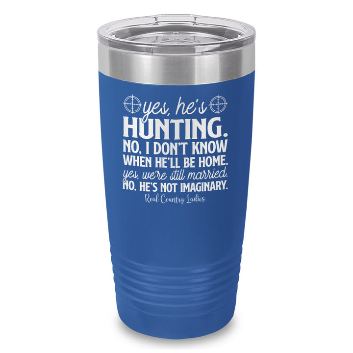 Black Friday | Yes He's Hunting Laser Etched Tumbler