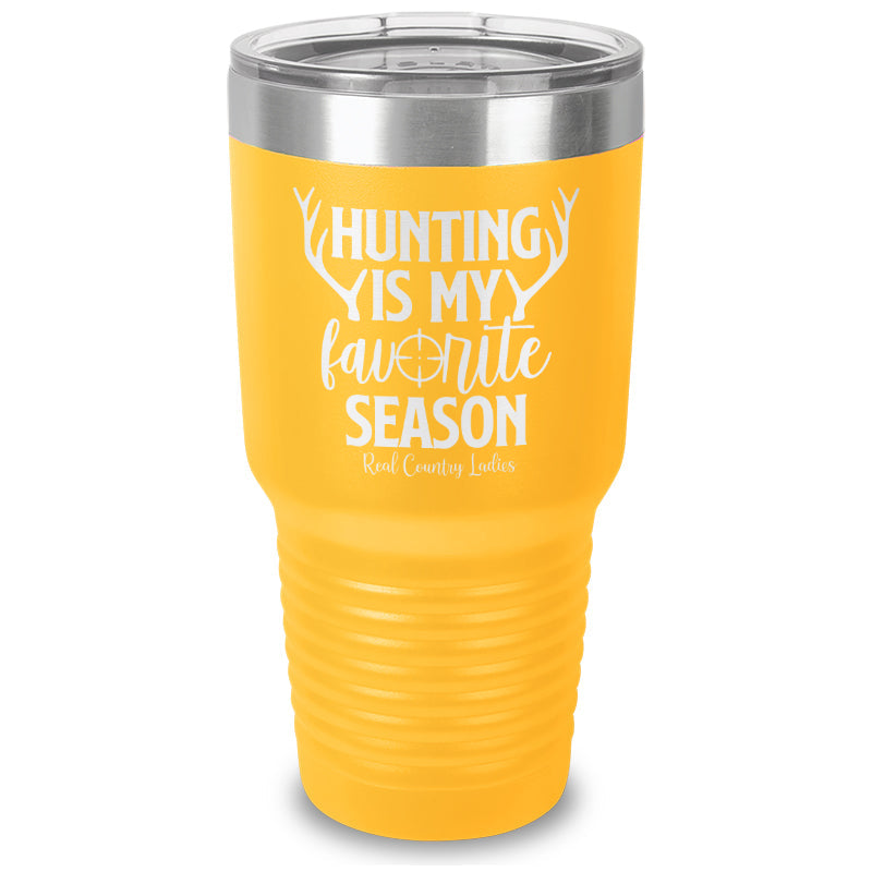 Black Friday | Hunting Is My Favorite Season Laser Etched Tumbler