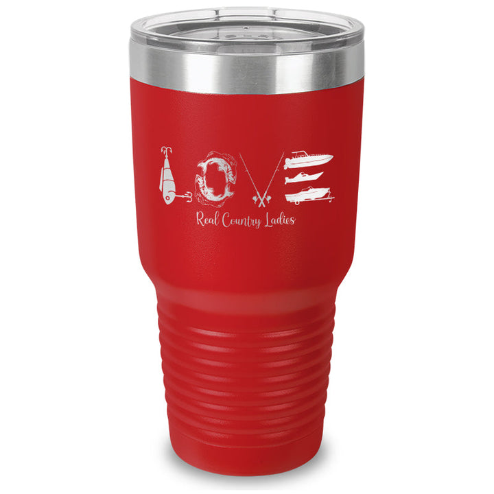 Black Friday | Fishing Love Laser Etched Tumbler