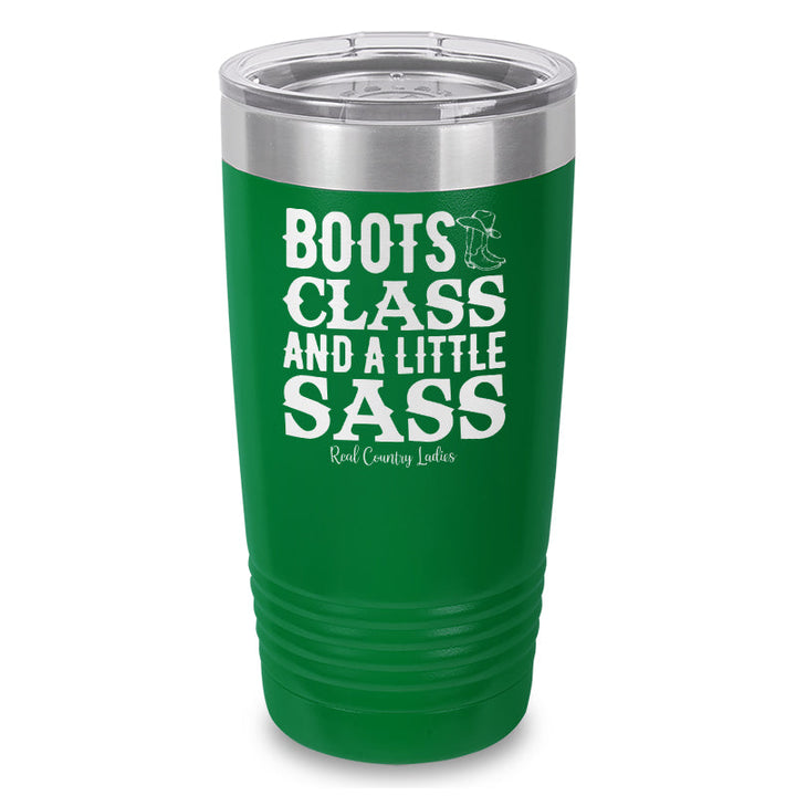 Black Friday | Boots Class Sass Laser Etched Tumbler