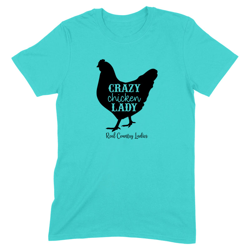 Blowout |  Crazy Chicken Lady Black Print Apparel